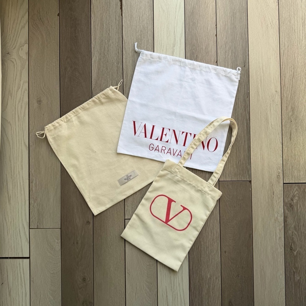 Valentino Garavani Set: Two Dust Bags and One Tote Bag